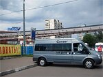 Бесплатный автобус Genser в пункт аренды автомобилей АрендаАвто-уфа на ул.Добролюбова